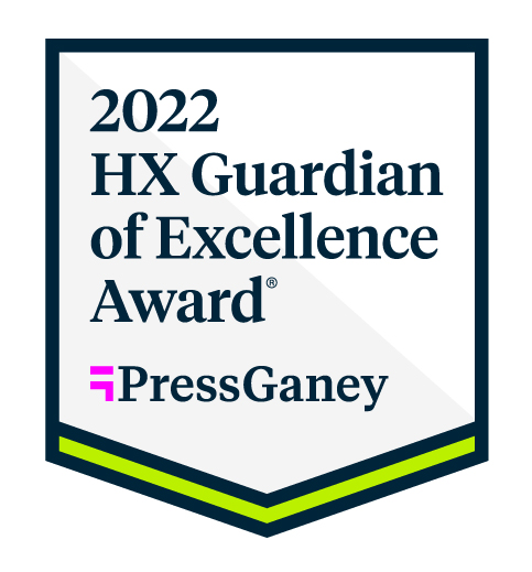 2022 HX Guardian of Excellence by Press Ganey award logo