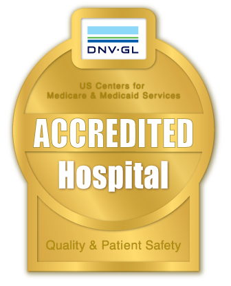 D.N.V. Accredited Hospital logo